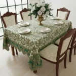 Luna Bueno Emerald Palace Barok Dokuma Masa Örtüsü 160x220 cm - Görsel 3