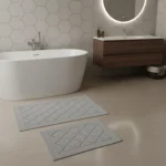 Luna Bueno Jakar 2'li Banyo Paspas Takımı Gri