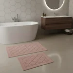 Luna Bueno Jakar 2'li Banyo Paspas Takımı Pembe