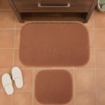 Luna Bueno 2'li Banyo Paspası Terracota 60x100 cm