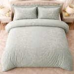 Luna Bueno Sage Garden Çift Kişilik Soft Nakışlı Nevresim Seti - Görsel 4