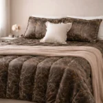 Luna Bueno Glory Dark Brown Çift Kişilik Yatak Örtüsü - Görsel 3