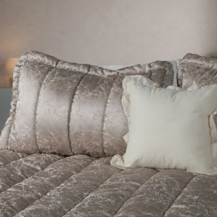 Luna Bueno Glory Pearl Silver Çift Kişilik Yatak Örtüsü - Görsel 2