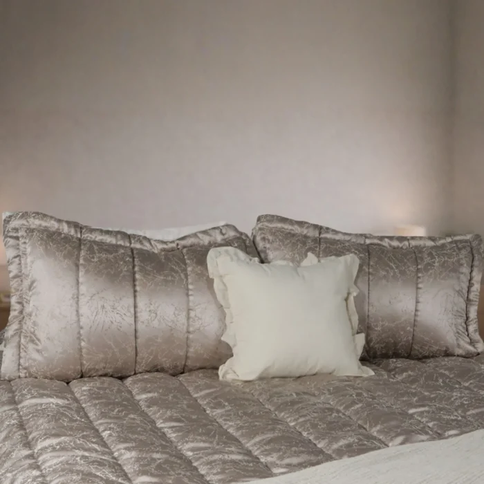 Luna Bueno Glory Pearl Silver Çift Kişilik Yatak Örtüsü - Görsel 4
