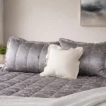 Luna Bueno Glory Silver Çift Kişilik Yatak Örtüsü - Görsel 4