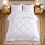 Oso Blanco Mikrofiber Çift Kişilik Beyaz Yorgan - Görsel 4