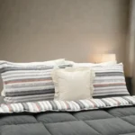 Luna Bueno Sherpa Comforter Çift Kişilik Uyku Seti Antrasit - Görsel 2