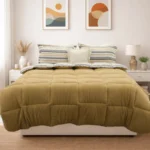 Luna Bueno Sherpa Comforter Çift Kişilik Uyku Seti Kapiçino