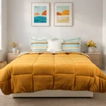 Luna Bueno Sherpa Comforter Çift Kişilik Uyku Seti Turuncu