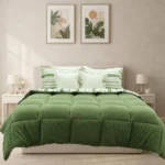 Luna Bueno Sherpa Comforter Çift Kişilik Uyku Seti Yeşil