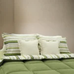 Luna Bueno Sherpa Comforter Çift Kişilik Uyku Seti Yeşil - Görsel 3