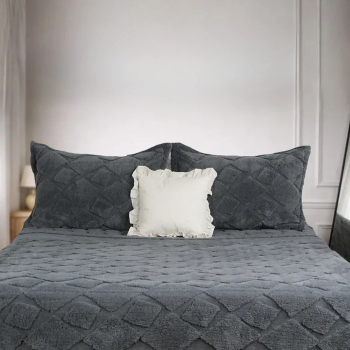 Luna Bueno Classic Çift Kişilik Pike & Yatak Örtüsü Seti - Görsel 3