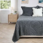 Luna Bueno Soft Çift Kişilik Pike Takımı & Yatak Örtüsü - Görsel 5
