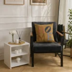 Luna Bueno Home Sweet Home Nakışlı Keten Kırlent