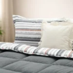 Luna Bueno Sherpa Comforter Tek Kişilik Uyku Seti - Antrasit - Görsel 4