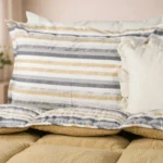 Luna Bueno Sherpa Comforter Tek Kişilik Uyku Seti - Kapiçino - Görsel 4