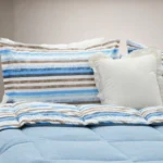 Luna Bueno Sherpa Comforter Tek Kişilik Uyku Seti - Mavi - Görsel 3