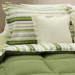 Luna Bueno Sherpa Comforter Tek Kişilik Uyku Seti - Yeşil - Görsel 4