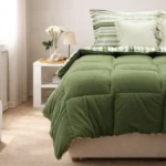 Luna Bueno Sherpa Comforter Tek Kişilik Uyku Seti - Yeşil - Görsel 2