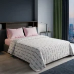 Luna Bueno Pembe Fiyonk Çift Kişilik Pike 200x230